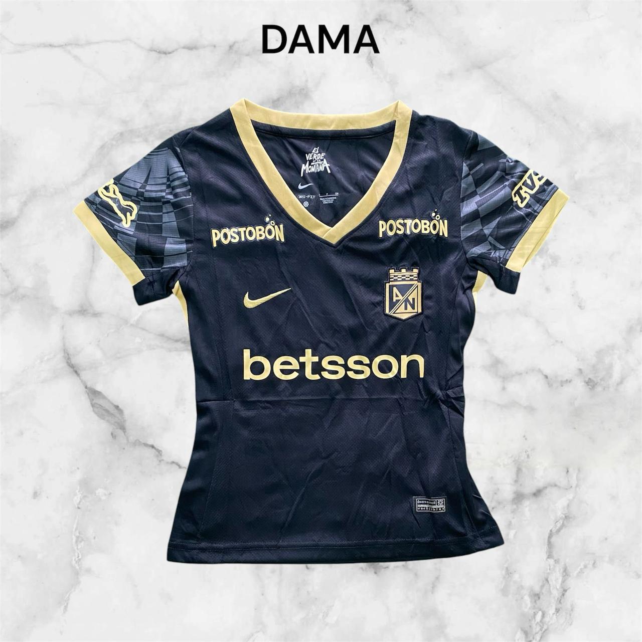 🖤 Camiseta Alternativa Atlético Nacional 2024 - Dama