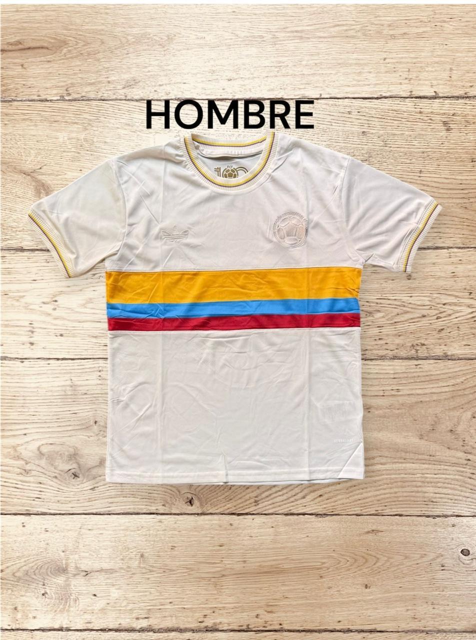 🇨🇴 Camiseta Retro Selección Colombia Centenario - Hombre