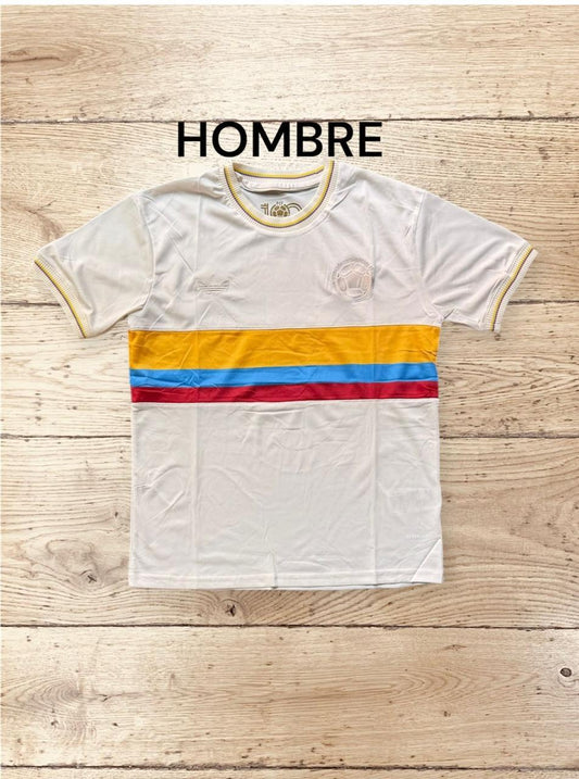 🇨🇴 Camiseta Retro Selección Colombia Centenario - Hombre